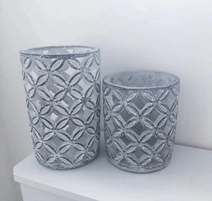 Leaf Lattice Candle Holder - 2 Sizes