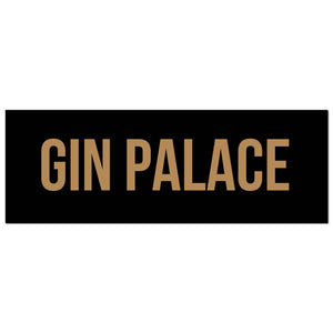 Gin Palace Wall Plaque