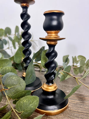 Large Raven Candle Stick Holder