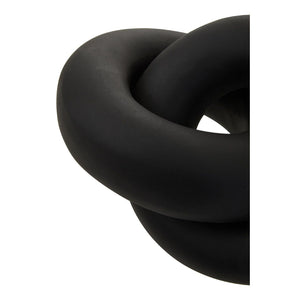 Black Newton Knot Sculpture