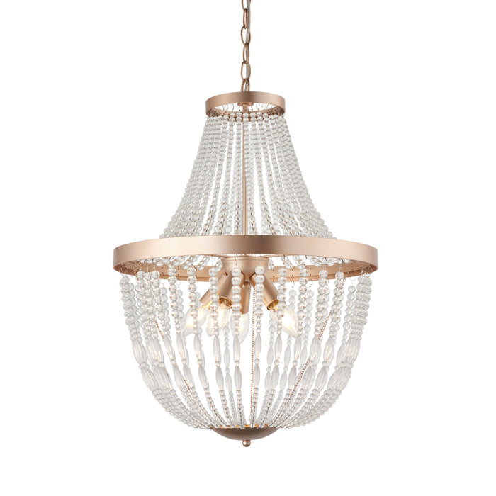 Celina Tiered Glass Bead Pendant Light