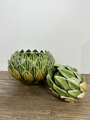 Green Glazed Artichoke