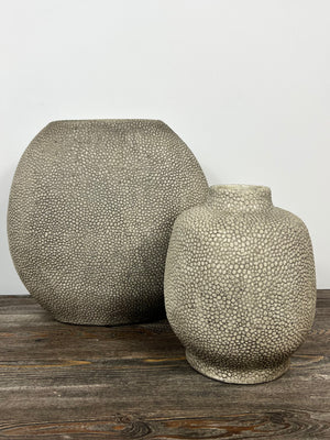 Textured Rayskin Vase - 2 Styles