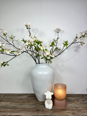 Pearl White Vase - 2 Sizes