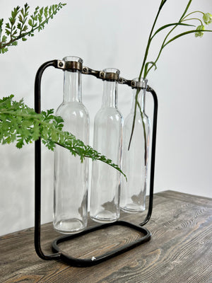 Three Bottle Bud Vase