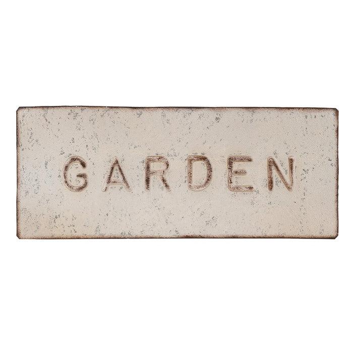 Metal Garden Sign