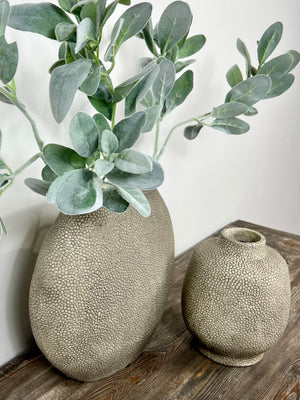 Textured Rayskin Vase - 2 Styles