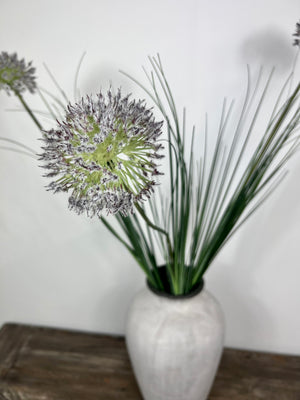 Allium Stem With Grasses