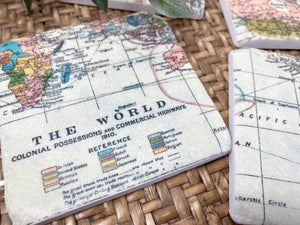 Set of 4 Map Coasters