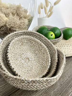 Set of 4 Jute Bowls