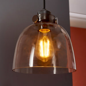 Stamford Smoked Glass Light