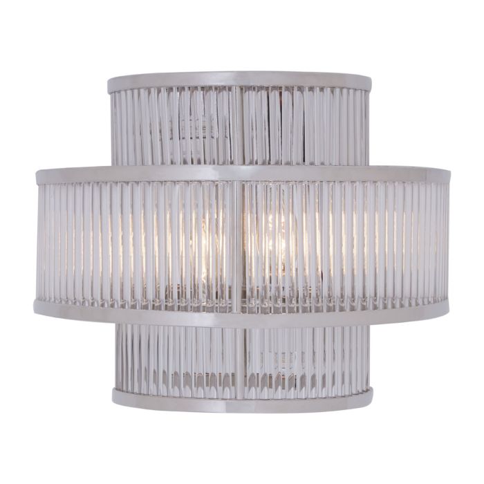 Salasco Silver Tiered Wall Light