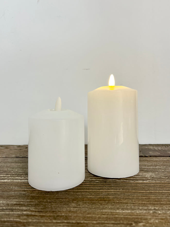 Everyday White LED Candle - 3 Sizes