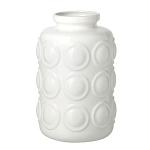 White Orbit Vase