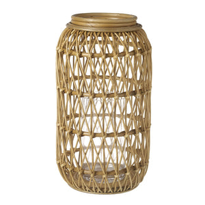 Wicker Hurricane Lantern